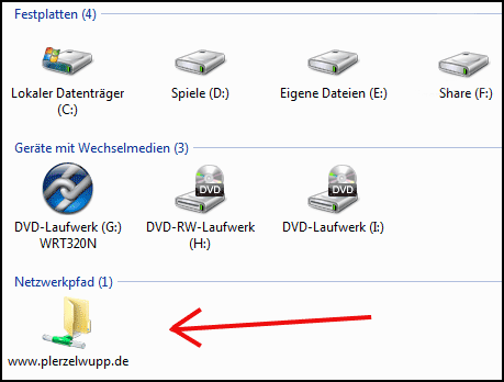 WebDAV im Windows-Explorer
